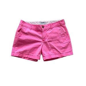Old Navy Pink Shorts Casual Style pink twill 4.5 in inseam